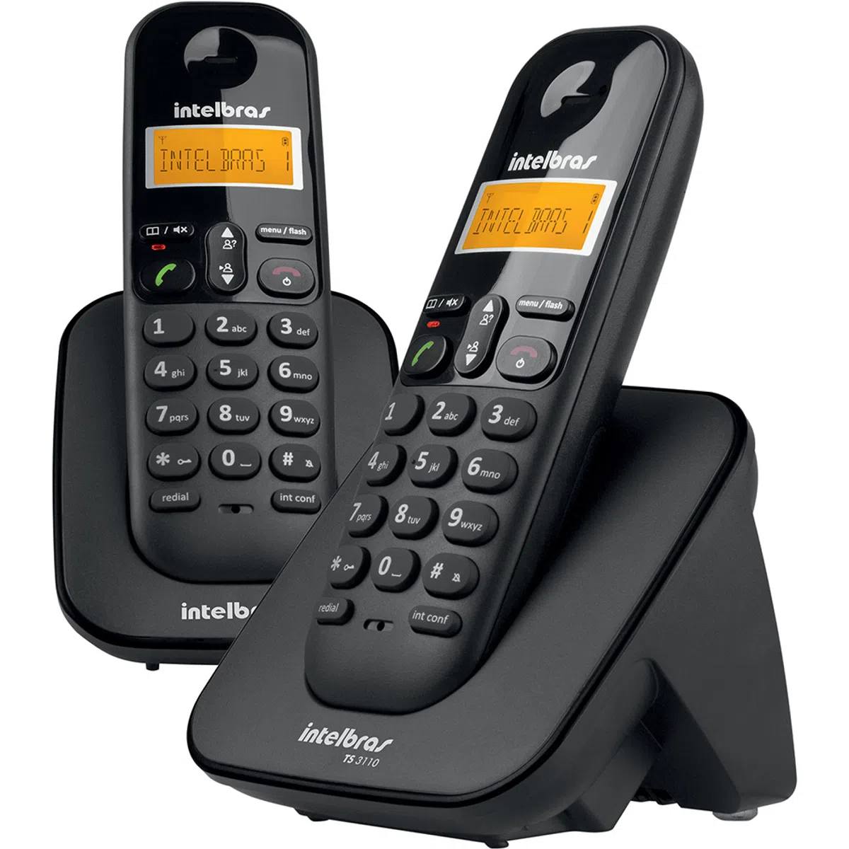 Telefone Sem Fio Intelbras TS 3112 1 Ramal Display DECT 6.0 - Ibyte
