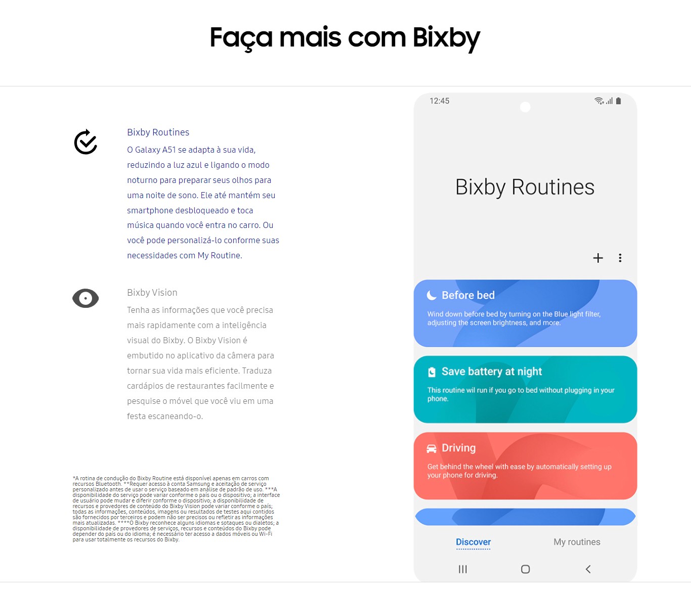 Smartphone Samsung Galaxy A51 128GB Azul 4G - 4GB RAM 6,5