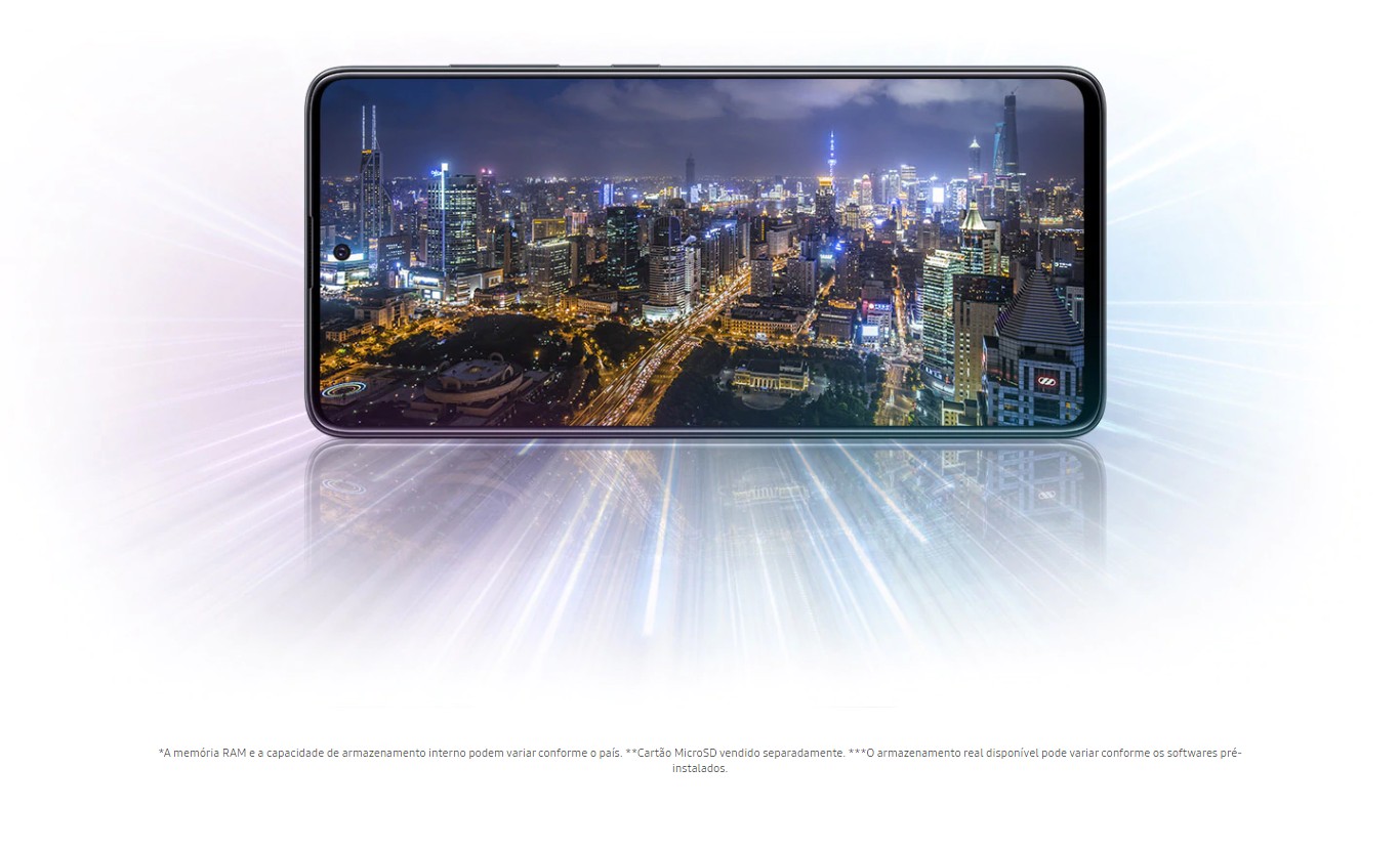  Smartphone Samsung Galaxy A51 128GB Azul 4G - 4GB RAM 6,5