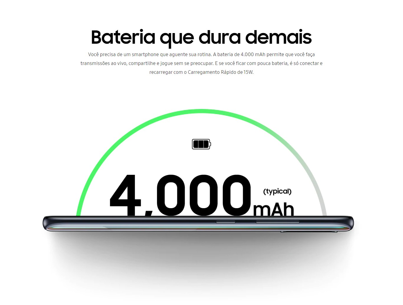 Smartphone Samsung Galaxy A51 128GB Azul 4G - 4GB RAM 6,5