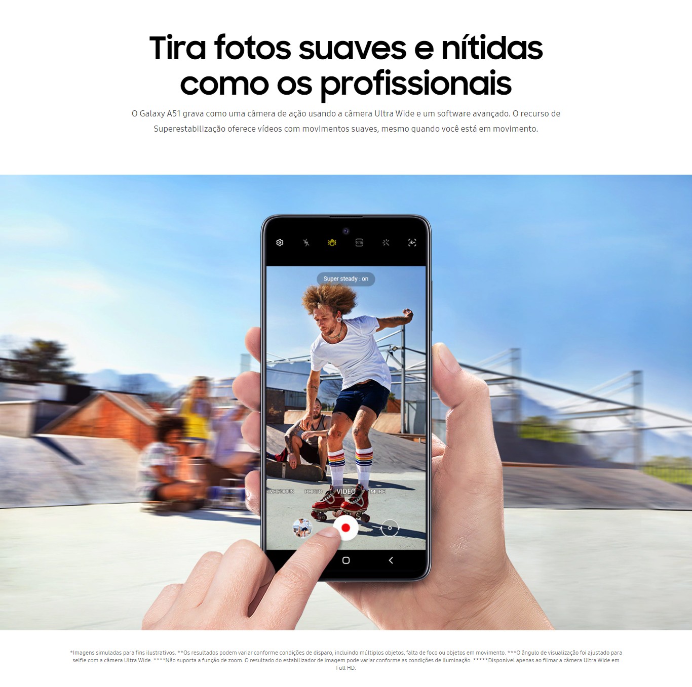 Smartphone Samsung Galaxy A51 128GB Azul 4G - 4GB RAM 6,5