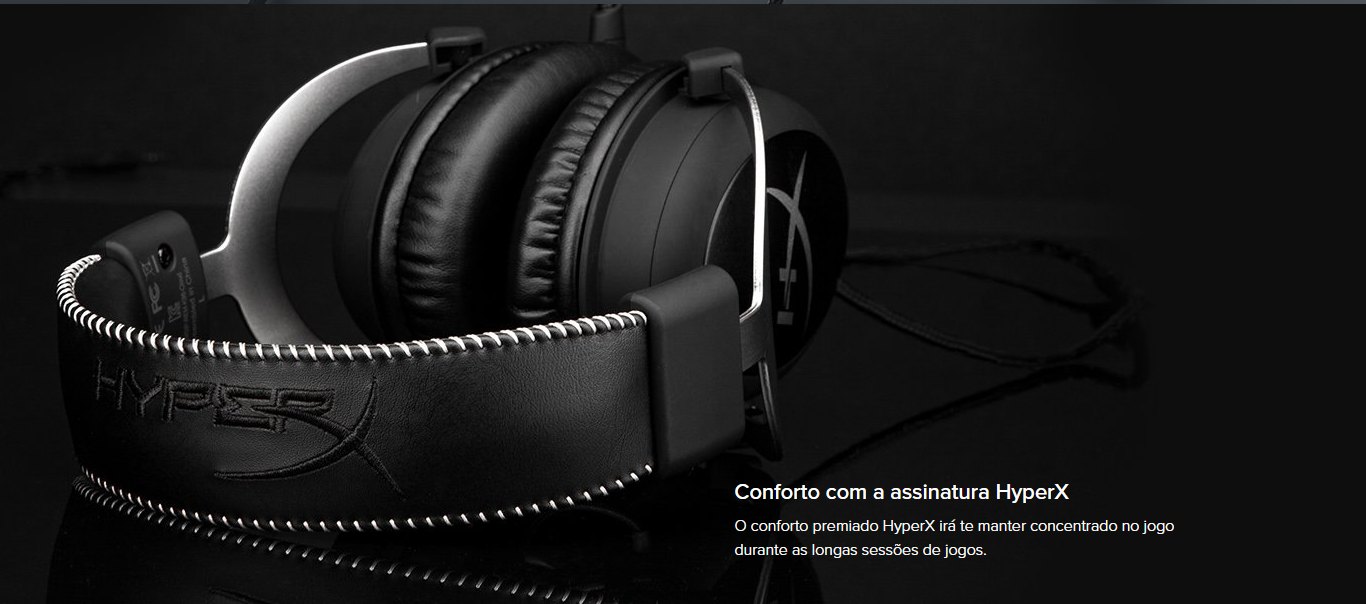 Headset Gamer HyperX CloudX Xbox One  Preto - HX-HS5CX-SR