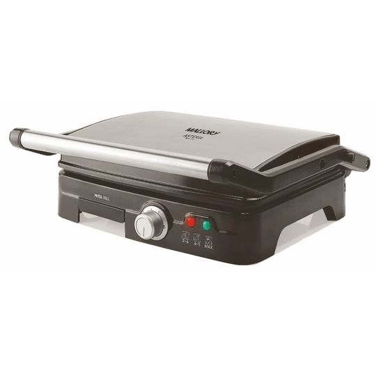 Grill-Inox-Mallory-Asteria-B96800702-220V-Potencia-de-450W-Abertura-de-180º