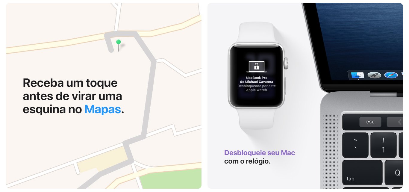 Apple Watch Series 3 Cellular 42 mm Alumínio Cinza Espacial Pulseira Esportiva Preto e Fecho Clássico - MTH22BZ/A