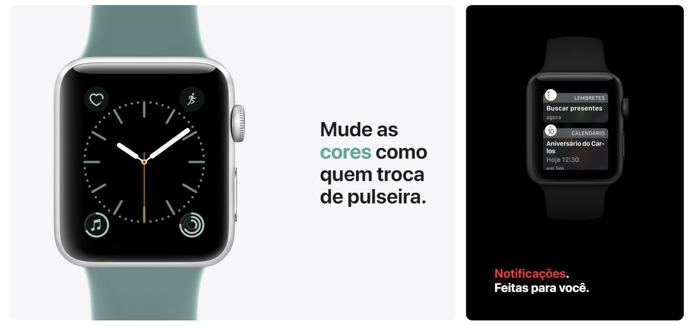  Apple Watch Series 3 Cellular 42 mm Alumínio Cinza Espacial Pulseira Esportiva Preto e Fecho Clássico - MTH22BZ/A