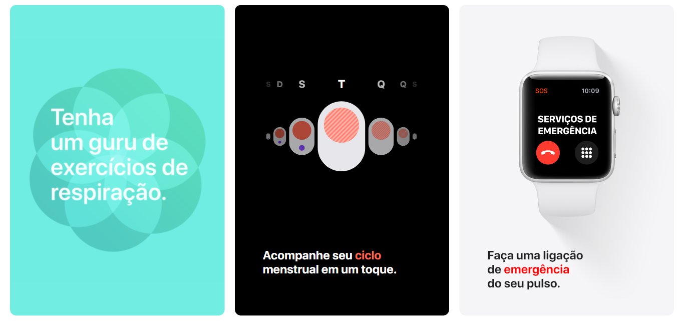 Apple Watch Series 3 Cellular 42 mm Alumínio Cinza Espacial Pulseira Esportiva Preto e Fecho Clássico - MTH22BZ/A