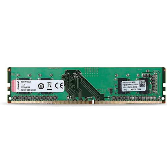 Memória Kingston 4GB 2400Mhz DDR4 CL17 - KVR24N17S6/4