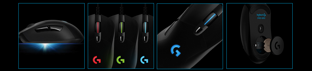 Compre 2 capas de mouse patins conjuntos de almofadas para G502 Logitech