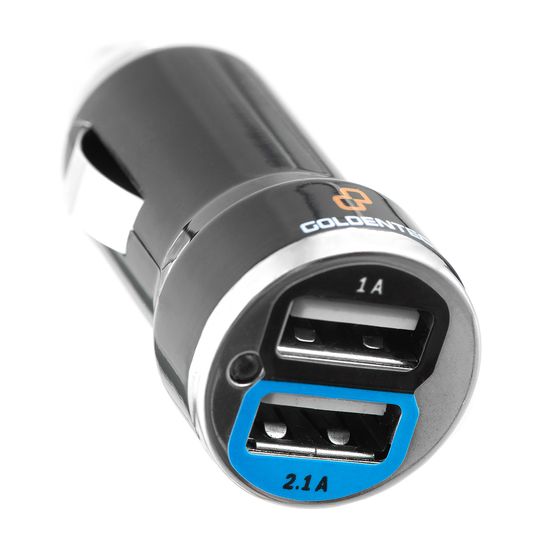 Carregador Veicular 3.1A com 2 portas USB | Goldentec