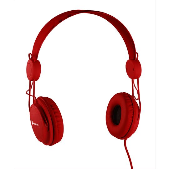 Headphone Estéreo Hi-Fi GT Soul Colors - Vermelho | Goldentec