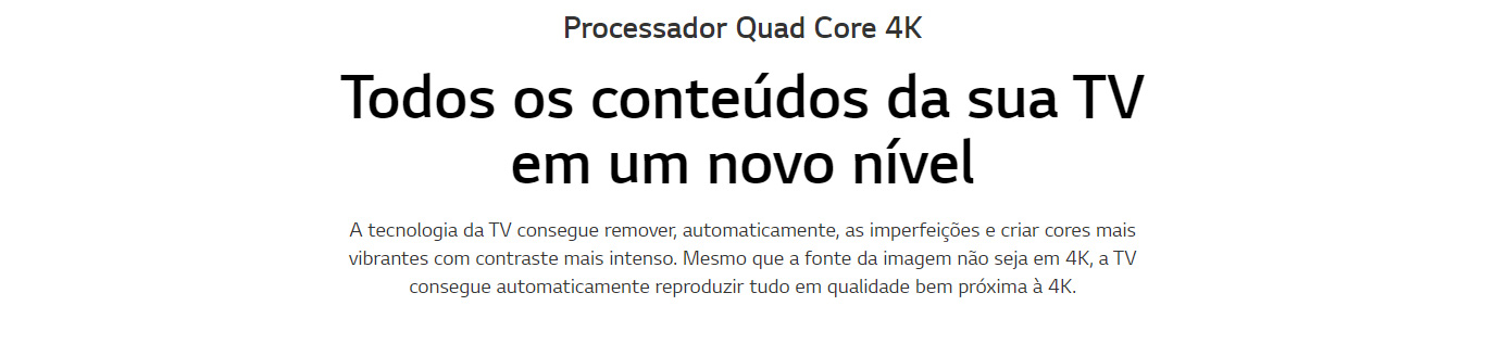 Smart TV LG 70 4K Bluetooth, HDR 10 Pro, Inteligência Artificial ThinQ AI e Smart Magic