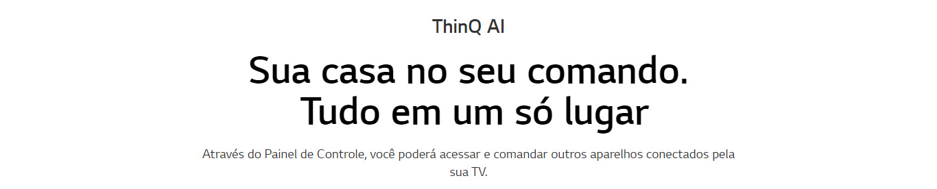 Smart TV LG 70 4K Bluetooth, HDR 10 Pro, Inteligência Artificial ThinQ AI e Smart Magic