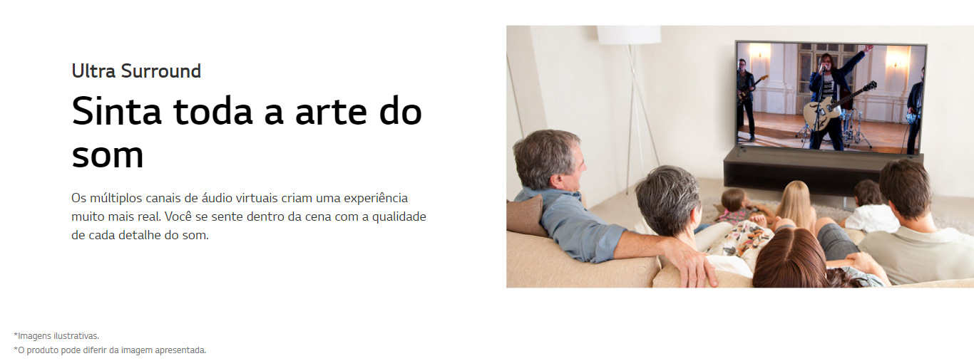 Smart TV LG 70 4K Bluetooth, HDR 10 Pro, Inteligência Artificial ThinQ AI e Smart Magic