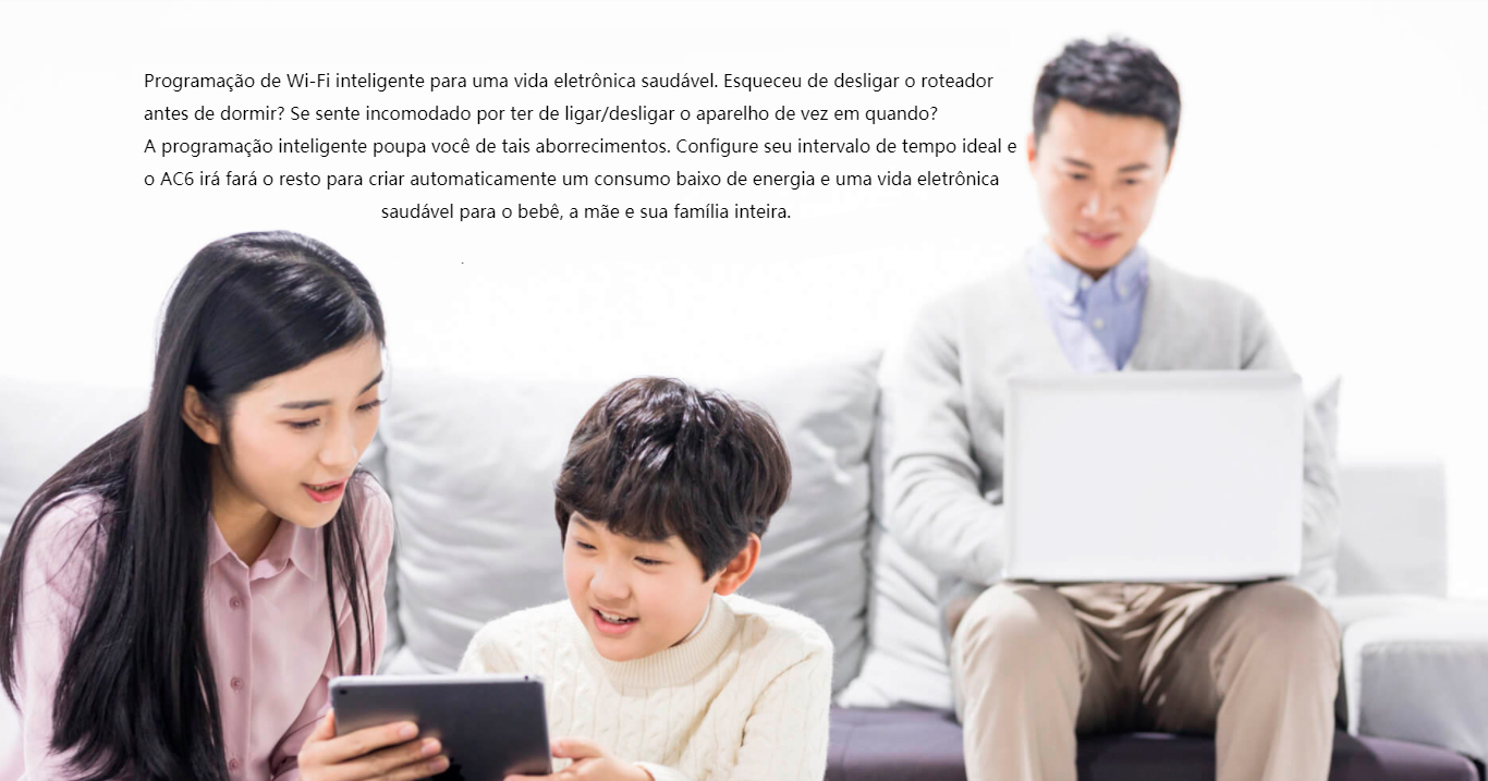 Roteador com beamforming Tenda AC6 1200Mbps