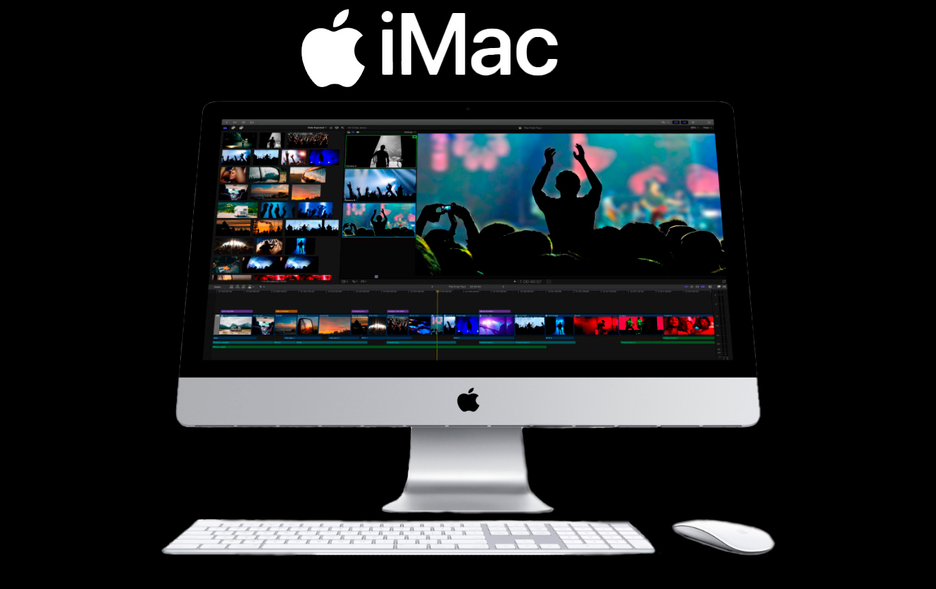iMac Apple Intel Core i5 8GB 256GB SSD 21,5 Tela Retina 4K macOS, Cinza Espacial - MHK03BZ/A 