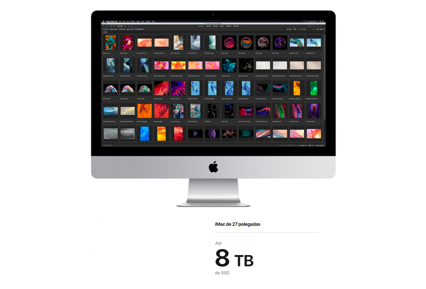 iMac Apple Intel Core i5 8GB 256GB SSD 27 Tela Retina 5K macOS, Cinza Espacial -MXWT2BZ/A