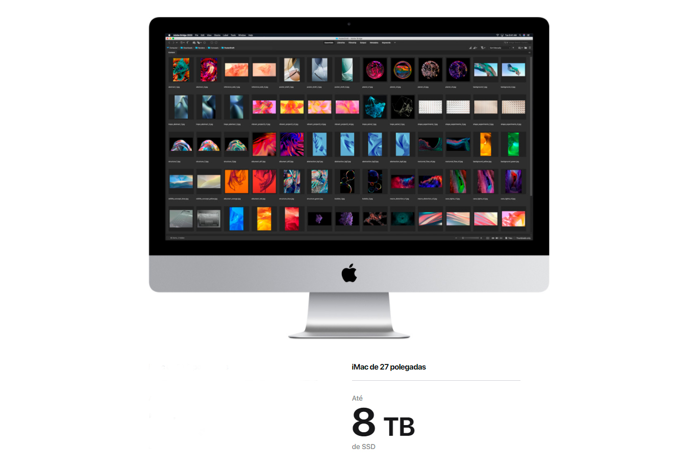 iMac Apple Intel Core i5 8GB 256GB SSD 27 Tela Retina 5K macOS, Cinza Espacial -MXWT2BZ/A 