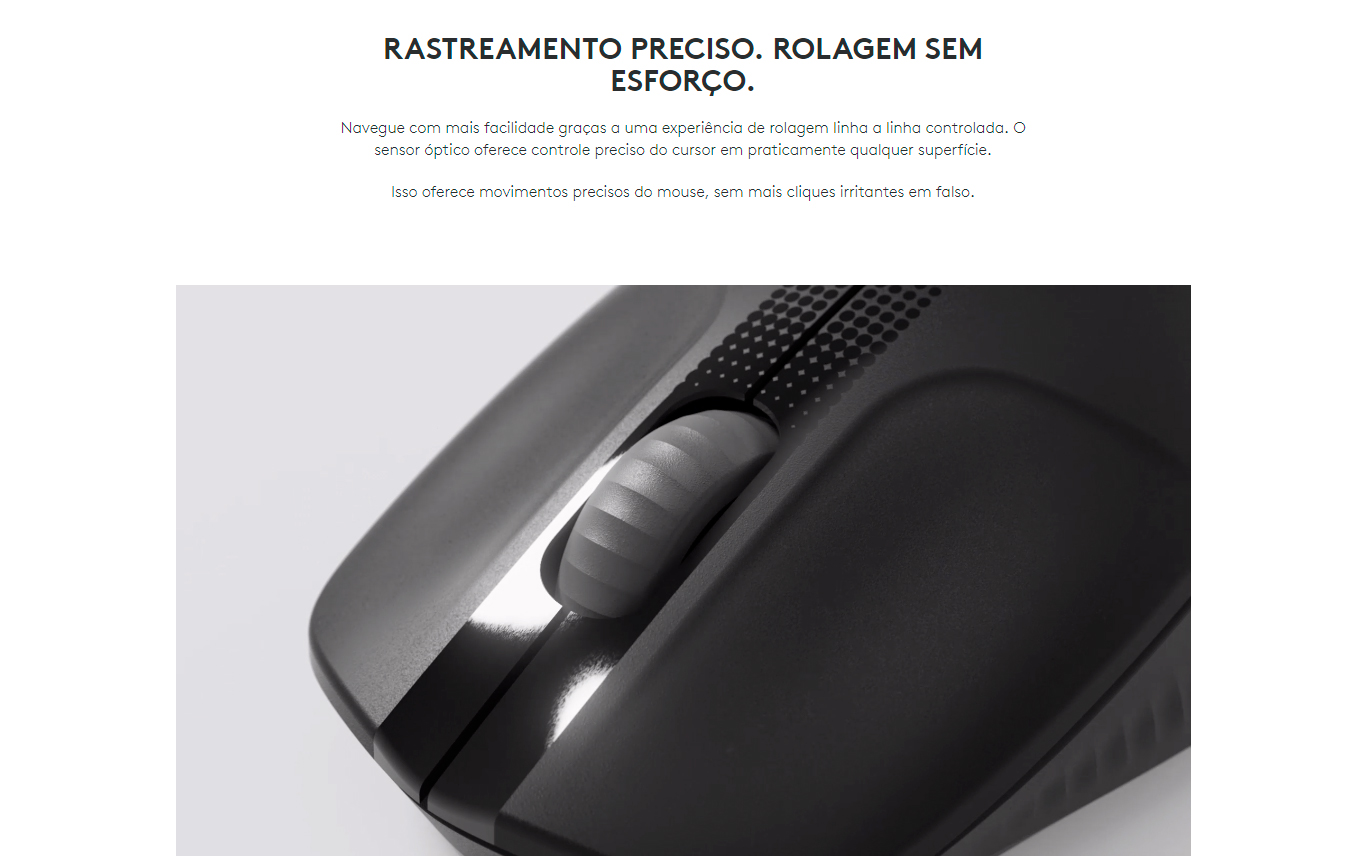  Mouse Logitech M190 USB 3 Botões 1000DPI, Azul -910-005903