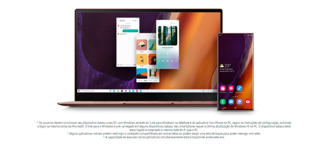 Smartphone Samsung Note20 256GB 8GB Tela Infinita 6,7 Câmera Tripla Traseira 12MP + 64MP + 12MP Frontal de 10MP Bateria 4300mAh Caneta S-Pen Bronze