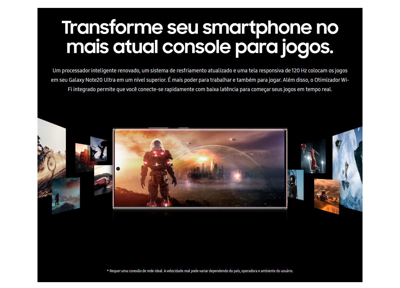 Smartphone Samsung Note20 256GB 8GB Tela Infinita 6,7 Câmera Tripla Traseira 12MP + 64MP + 12MP Frontal de 10MP Bateria 4300mAh Caneta S-Pen Bronze