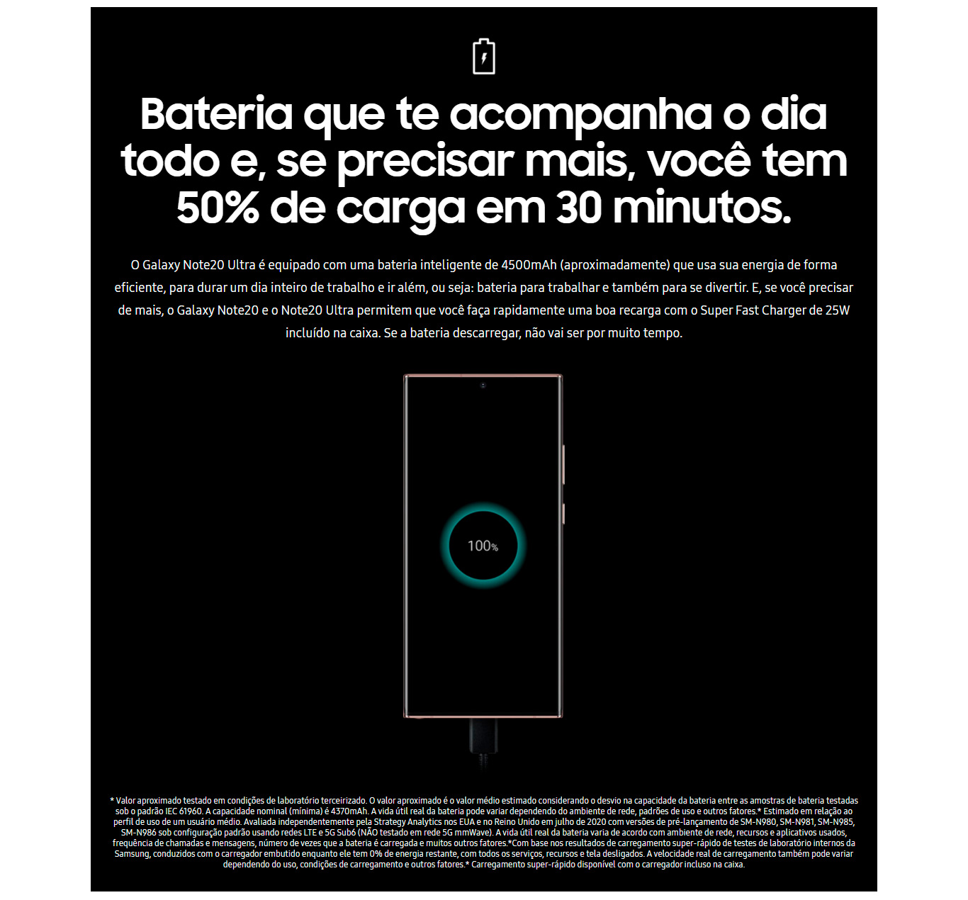 Smartphone Samsung Note20 256GB 8GB Tela Infinita 6,7 Câmera Tripla Traseira 12MP + 64MP + 12MP Frontal de 10MP Bateria 4300mAh Caneta S-Pen Bronze