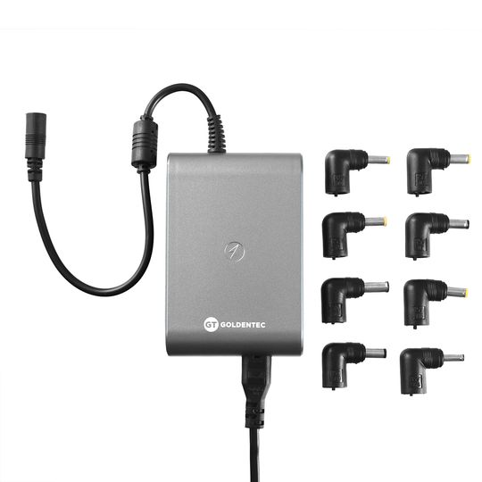 Fonte Carregador Universal 90W 3 em 1 com Qi para Notebook e Smartphone | GT