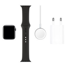 Apple-Watch-Series-5-GPS-40-mm-Aluminio-Cinza-Espacial-Pulseira-Esportiva-Preto-e-Fecho-Classico---MWV82BZ-A