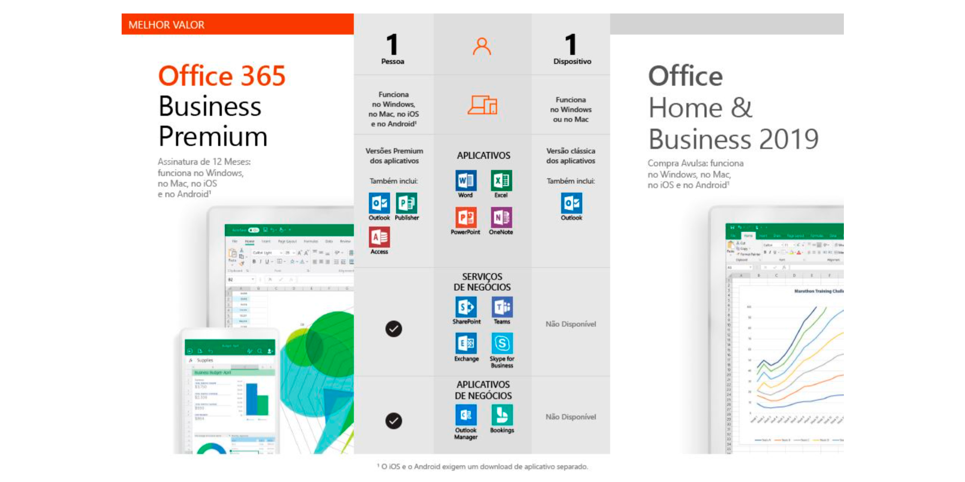 Office 2019 Home and Business Microsoft FPP 32/64 Bits - T5D-03241