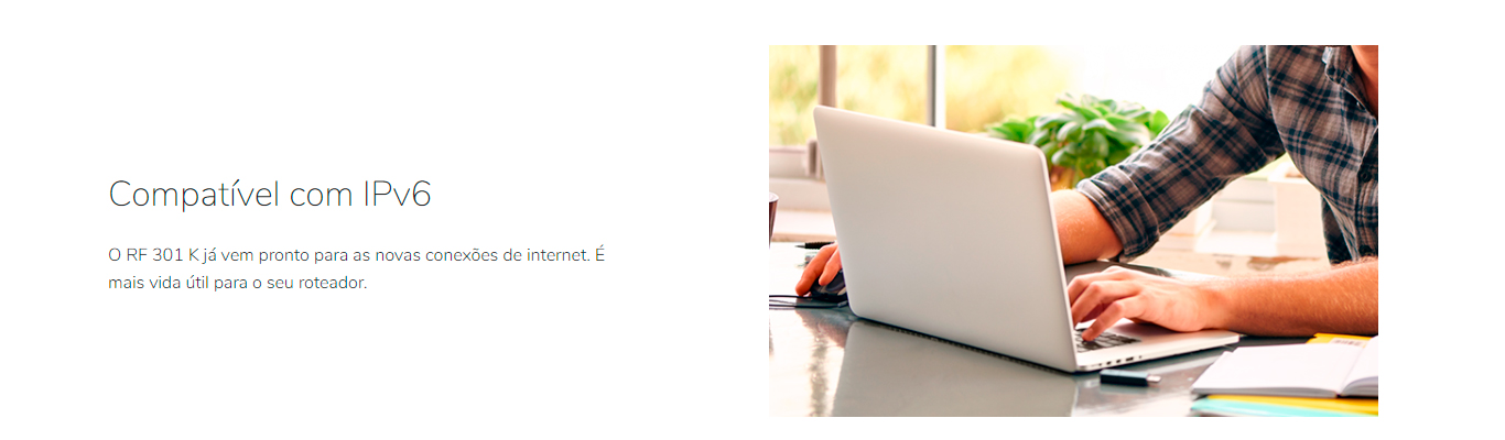 Roteador Wi-Fi Intelbras  RF301K 2 antenas - 4750073