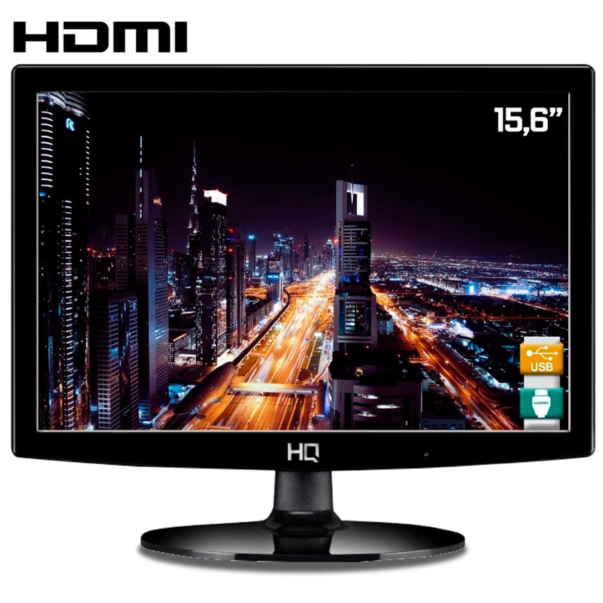 Monitor HQ LED 15,6 16HQ-LED HDMI