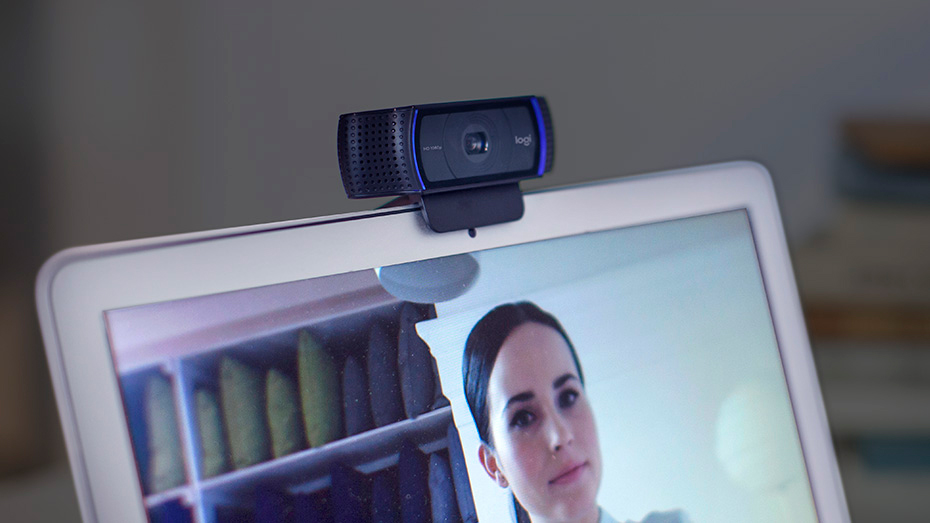  Webcam Logitech C920 USB Full HD 1080p, Preta - 960-000764 