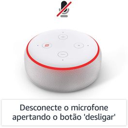 Alexa Echo Dot 3 Geração - Cinza/Grafite - Smart Speaker