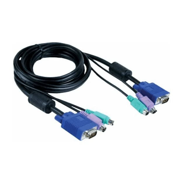 Kit Cabo Triplo para KVM D-Link DKVM-CB Teclado/Mouse/Vídeo-01401-01401-01401