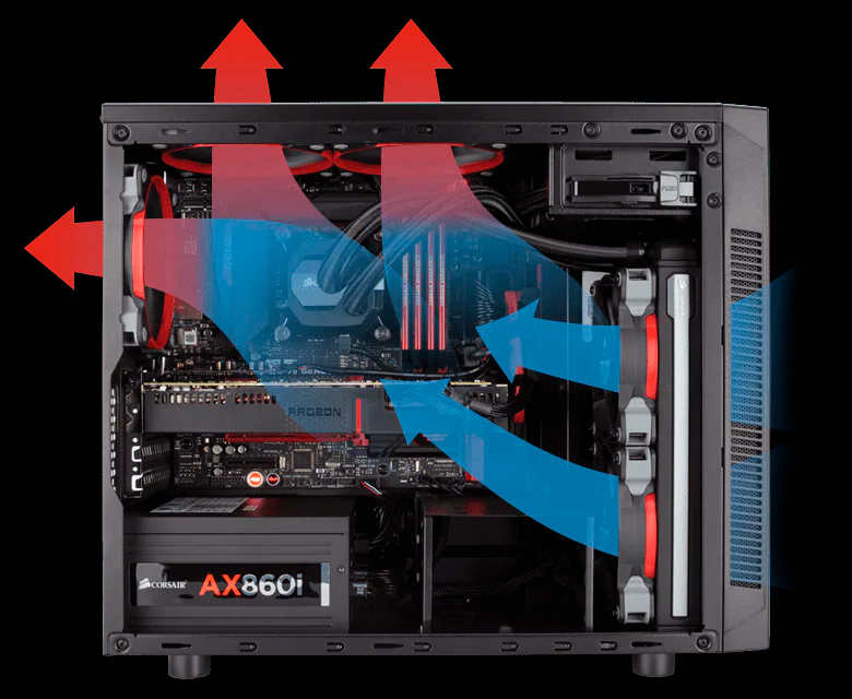 Gabinete Corsair Gamer Carbide Series 88R sem Fonte CC-9011086-WW