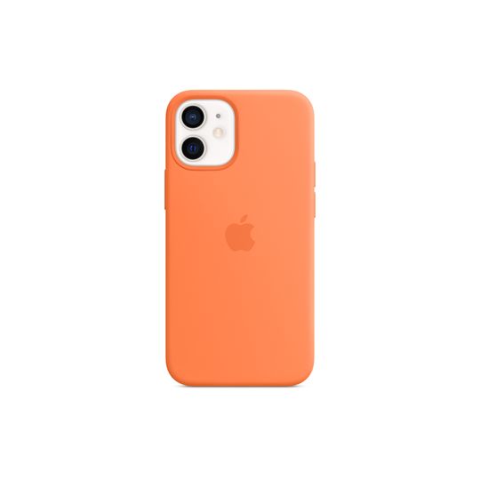 Capa-para-iPhone-12-Mini-Apple-Silicone-Laranja
