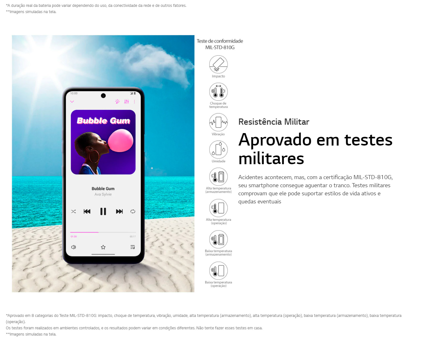 Smartphone LG K62 64GB 4GB RAM Tela de 6.59 Câmera Quádrupla Traseira 48MP + 5MP + 5MP + 2MP Frontal de 13MP Bateria 4000 mAh Vermelho