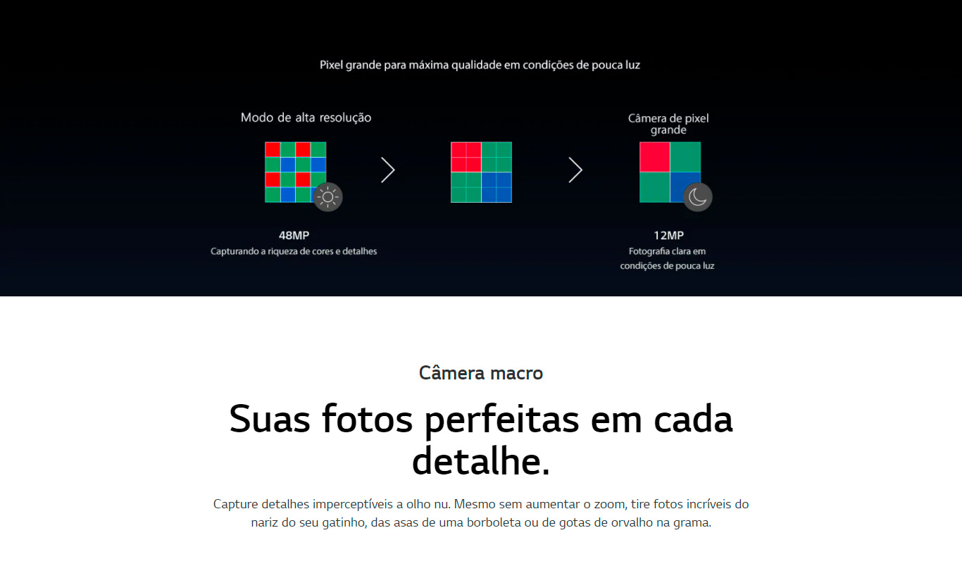 Smartphone LG K62 64GB 4GB RAM Tela de 6.59 Câmera Quádrupla Traseira 48MP + 5MP + 5MP + 2MP Frontal de 13MP Bateria 4000 mAh Vermelho