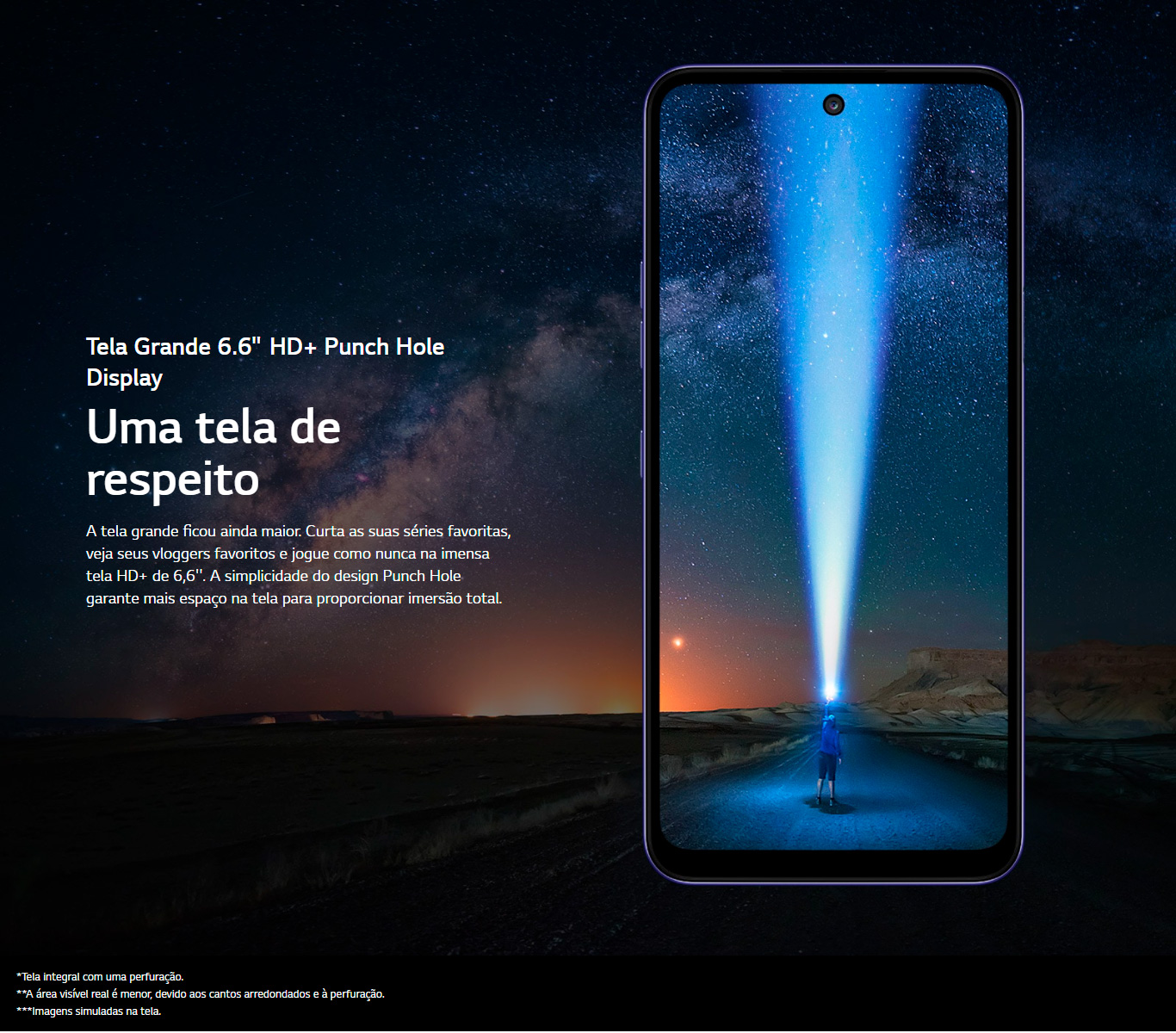 Smartphone LG K62 64GB 4GB RAM Tela de 6.59 Câmera Quádrupla Traseira 48MP + 5MP + 5MP + 2MP Frontal de 13MP Bateria 4000 mAh Vermelho