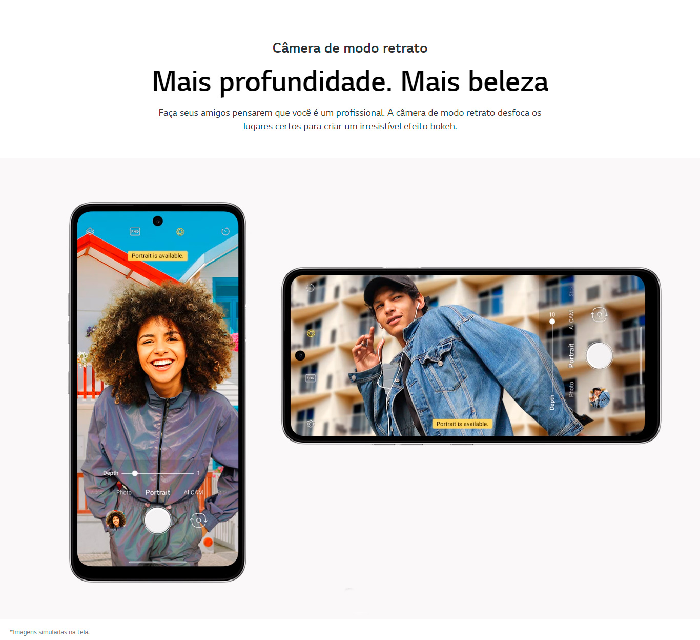 Smartphone LG K62+ 128GB 4GB RAM Tela de 6.59 Câmera Quadrupla Traseira 48MP + 5MP + 5MP + 2MP Frontal de 13MP Bateria 4000 mAh Branco