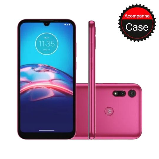 Smartphone Motorola E6S 32GB 2GB RAM Tela 6.1" Câmera Dupla Traseira ...