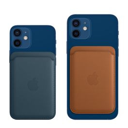 Carteira-para-iPhone-12-Apple-Couro-com-MagSafe-–-Papoula-Laranja
