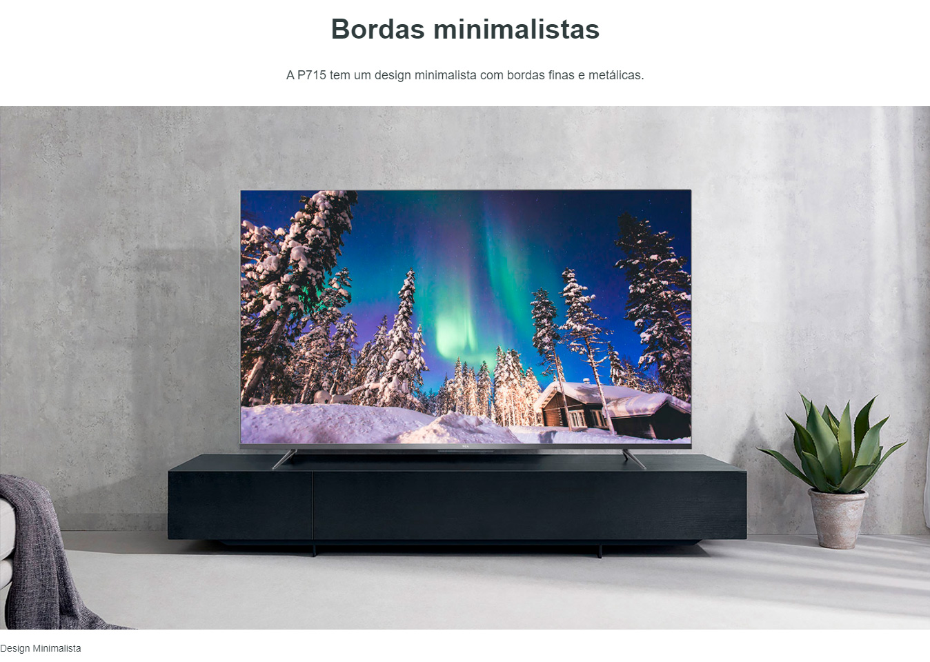 Smart TV 4K UHD LED 65 TCL 65P715 Android Wi-Fi - Bluetooth 3 HDMI 2 USB