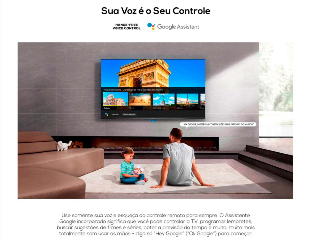 Smart TV 4K UHD LED 65 TCL 65P715 Android Wi-Fi - Bluetooth 3 HDMI 2 USB