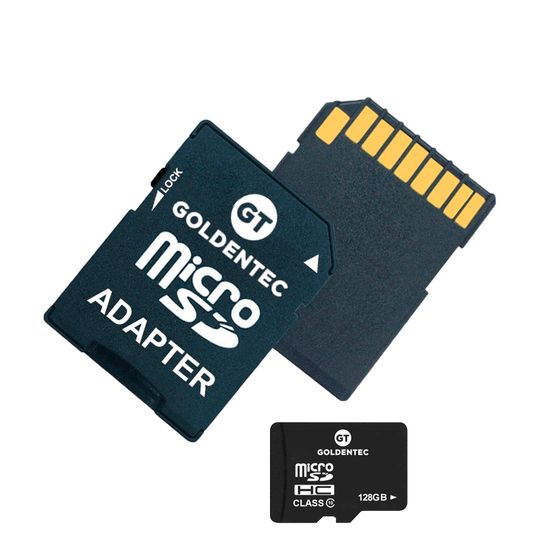 Cartão de Memória MicroSD 128GB com Adaptador SD | Goldentec