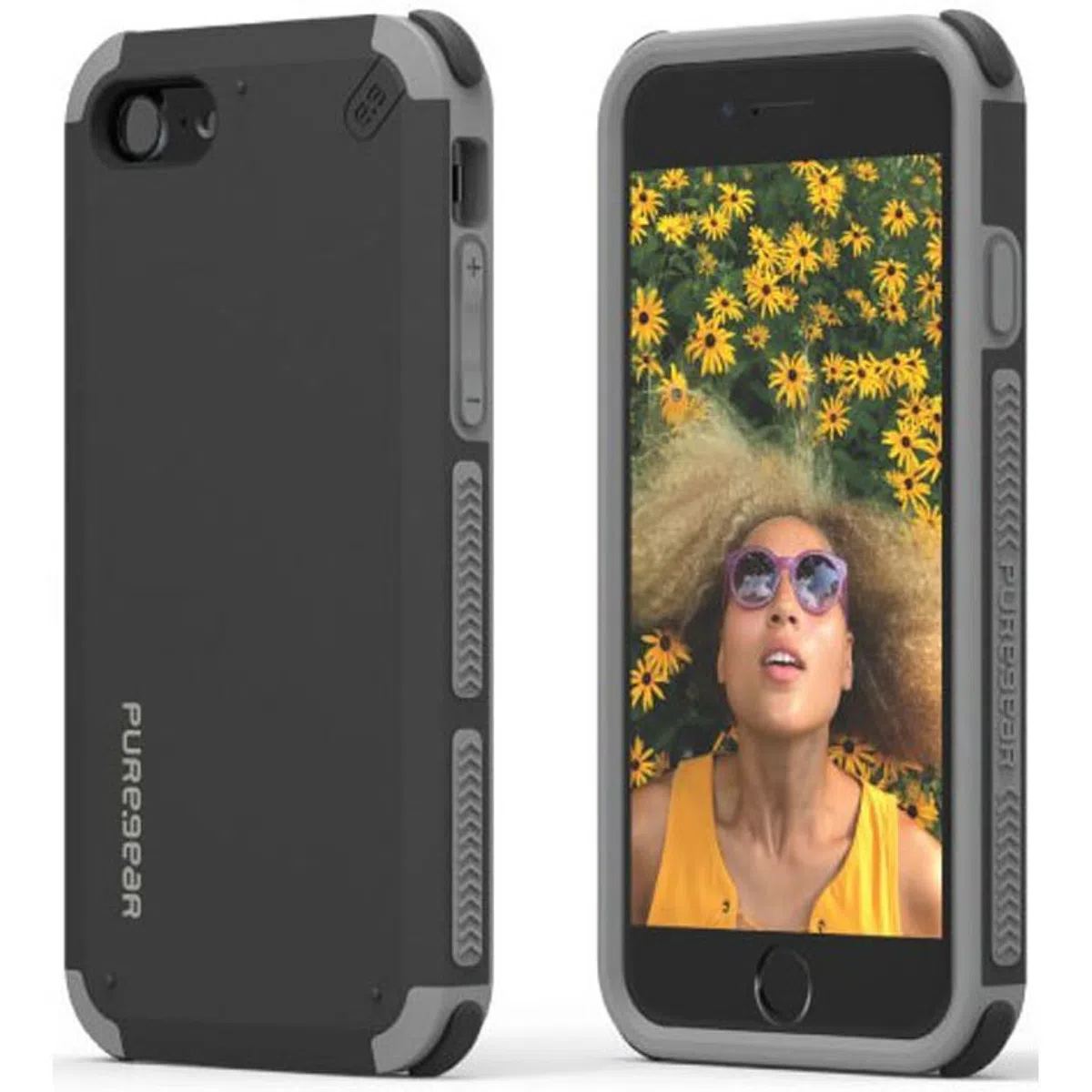 Case para iPhone 7,Dual Tek, Pure Gear - Preto - lojaibyte