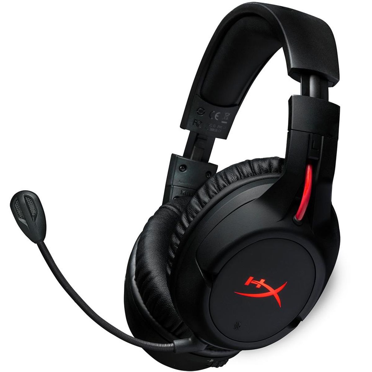 Headset Sem Fio Gamer HyperX Cloud Flight LED Drivers 50mm lojaibyte