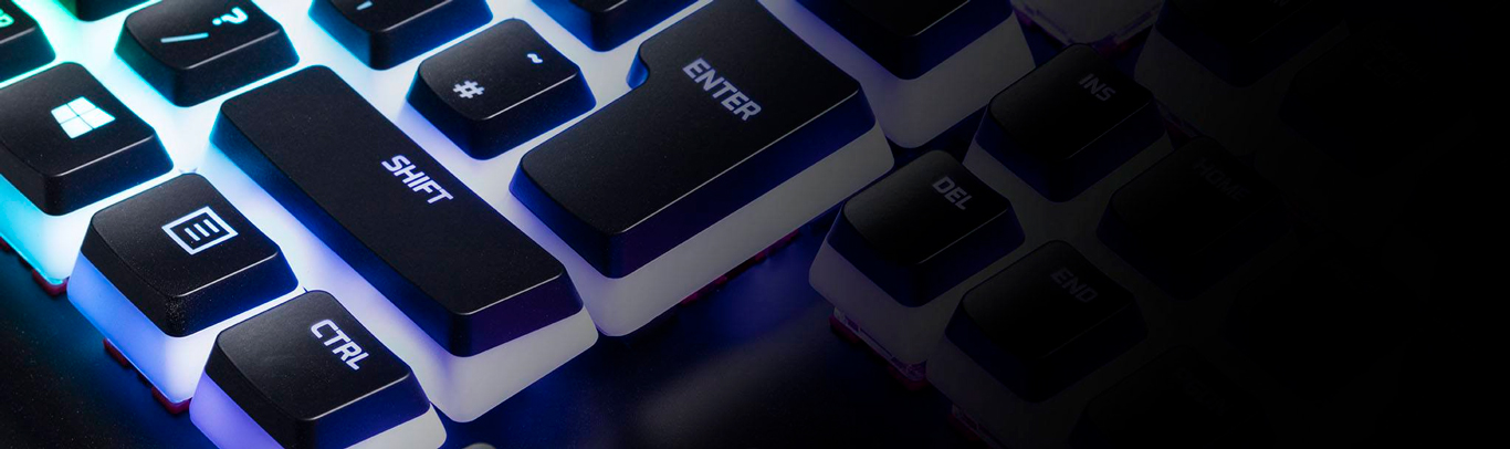 Conjunto de capas de teclas completo HyperX Pudding -HKCPXA-BK-BR