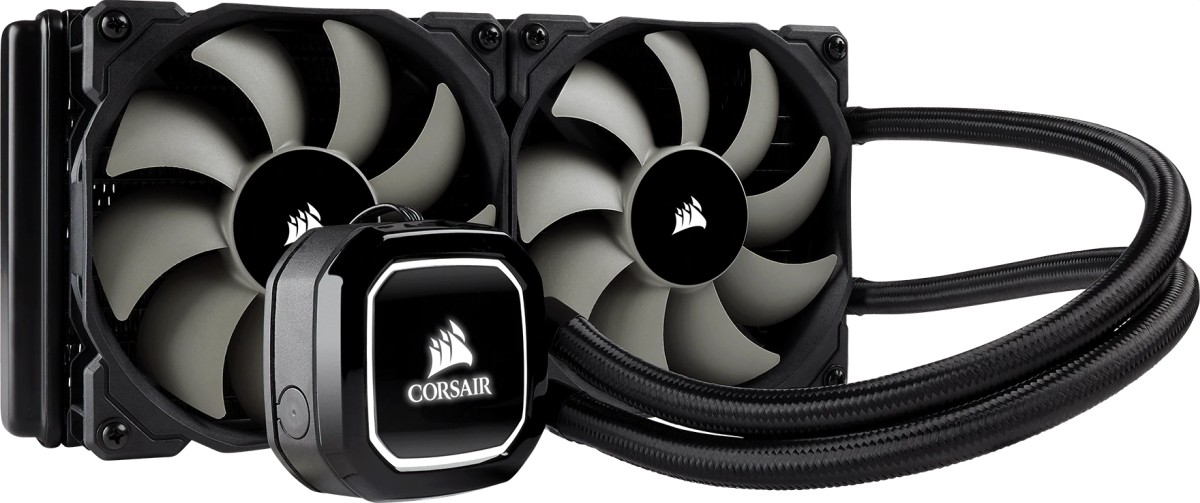 Cooler líquido Corsair Hydro Series H100x de alto desempenho