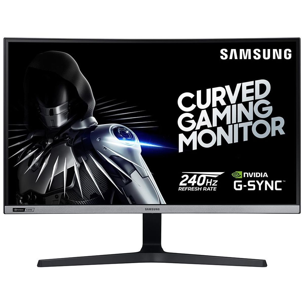 Monitor Gamer Samsung 27 Curvo Full HD HDMI/DisplayPort GSync 240Hz Inclinação Ajustável - LC27RG50FQLXZD