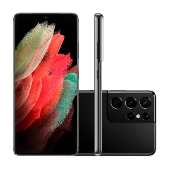 Smartphone-Samsung-Galaxy-S21-Ultra-5G-256GB-12GB-RAM-Tela-de-68--Camera-Quadrupla-Traseira-108MP-10MP-12MP-Frontal-de-40MP-Bateria-de-5000mAh-Preto